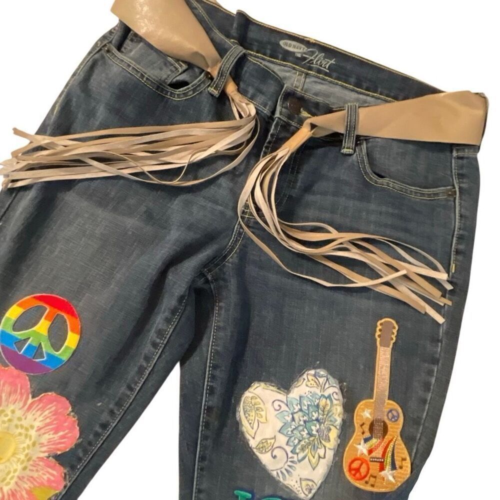 Old Navy The Flirt Re-Worked Jeans